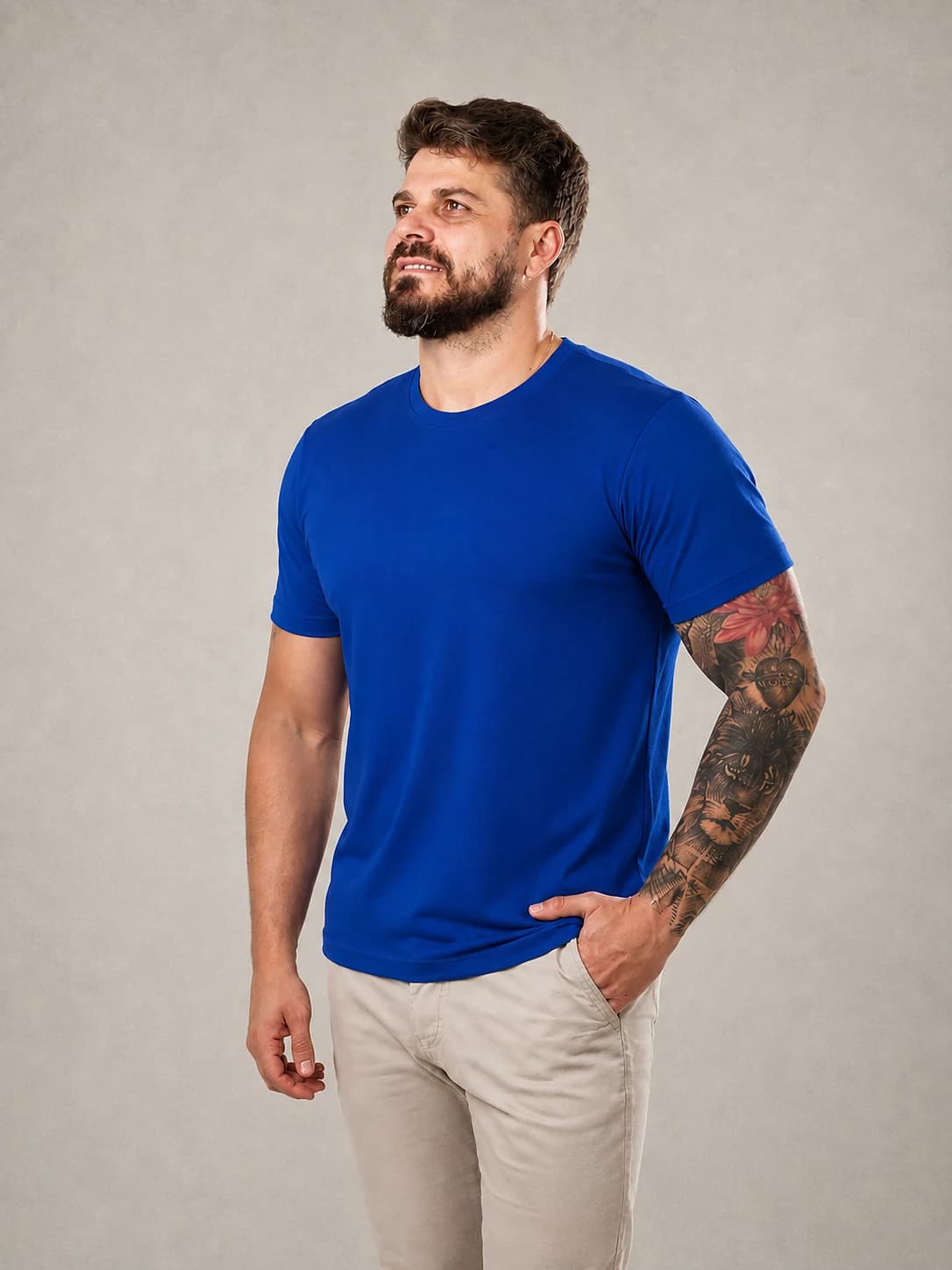 Penteado Azul Royal Masculino